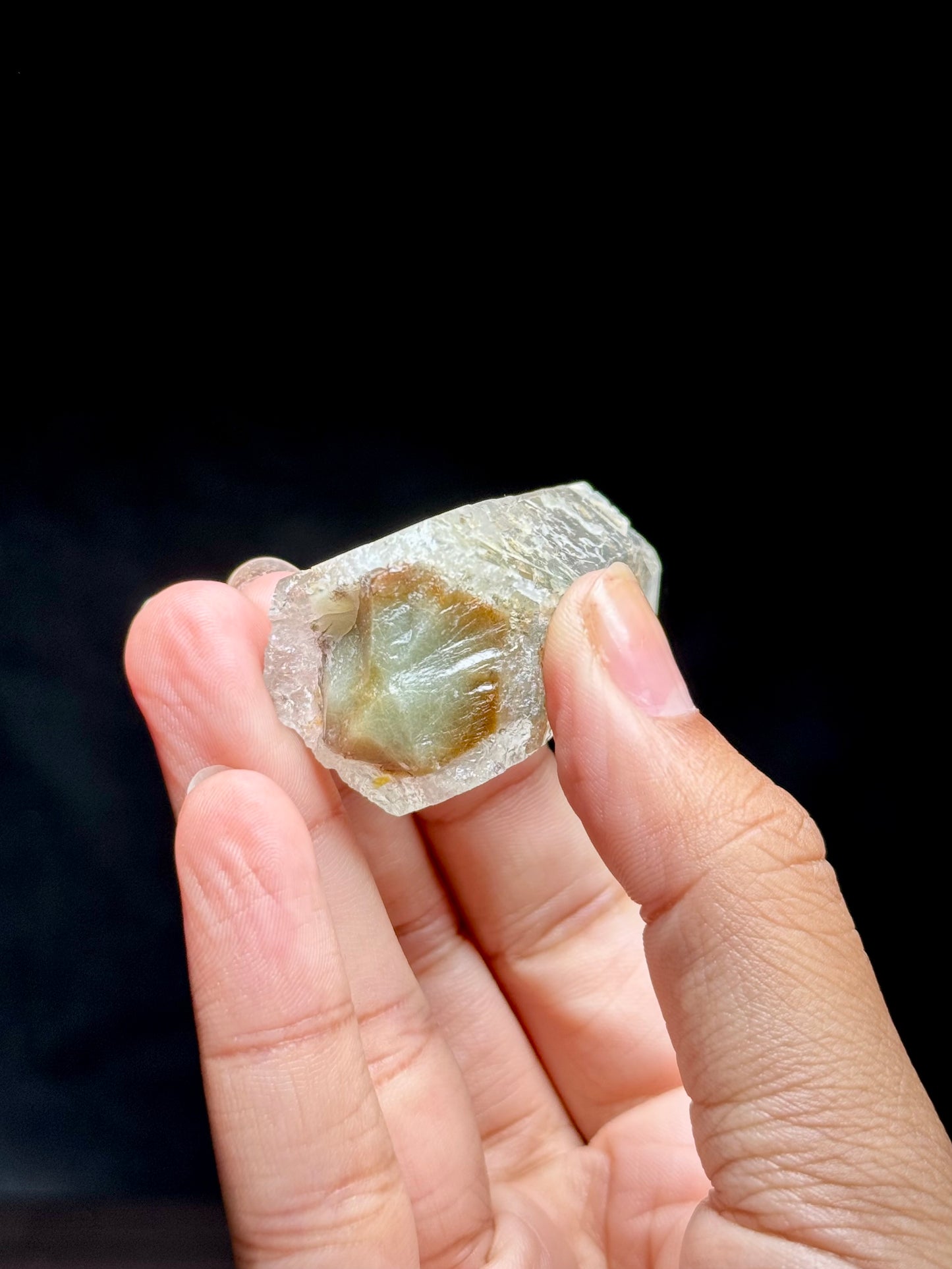 Cookite & Tremolite in Quartz