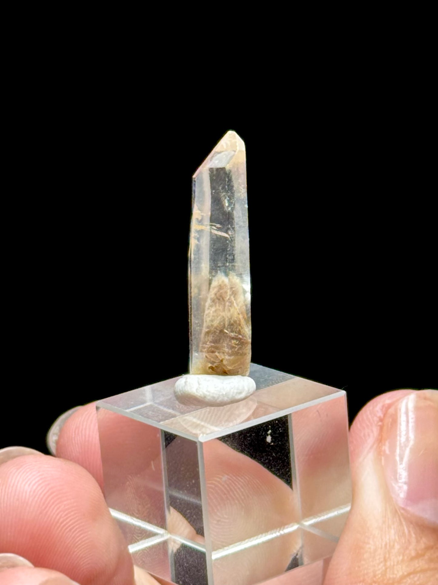 Cookite & Tremolite in Quartz