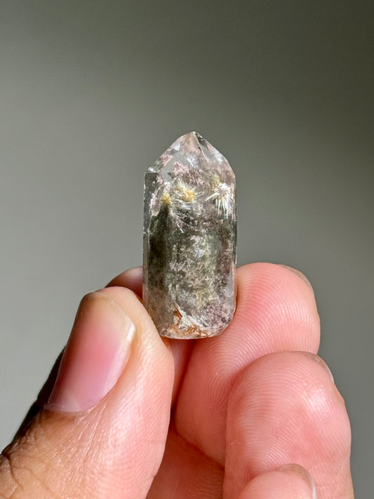 Dandelion Rutile in Quartz (Polished)