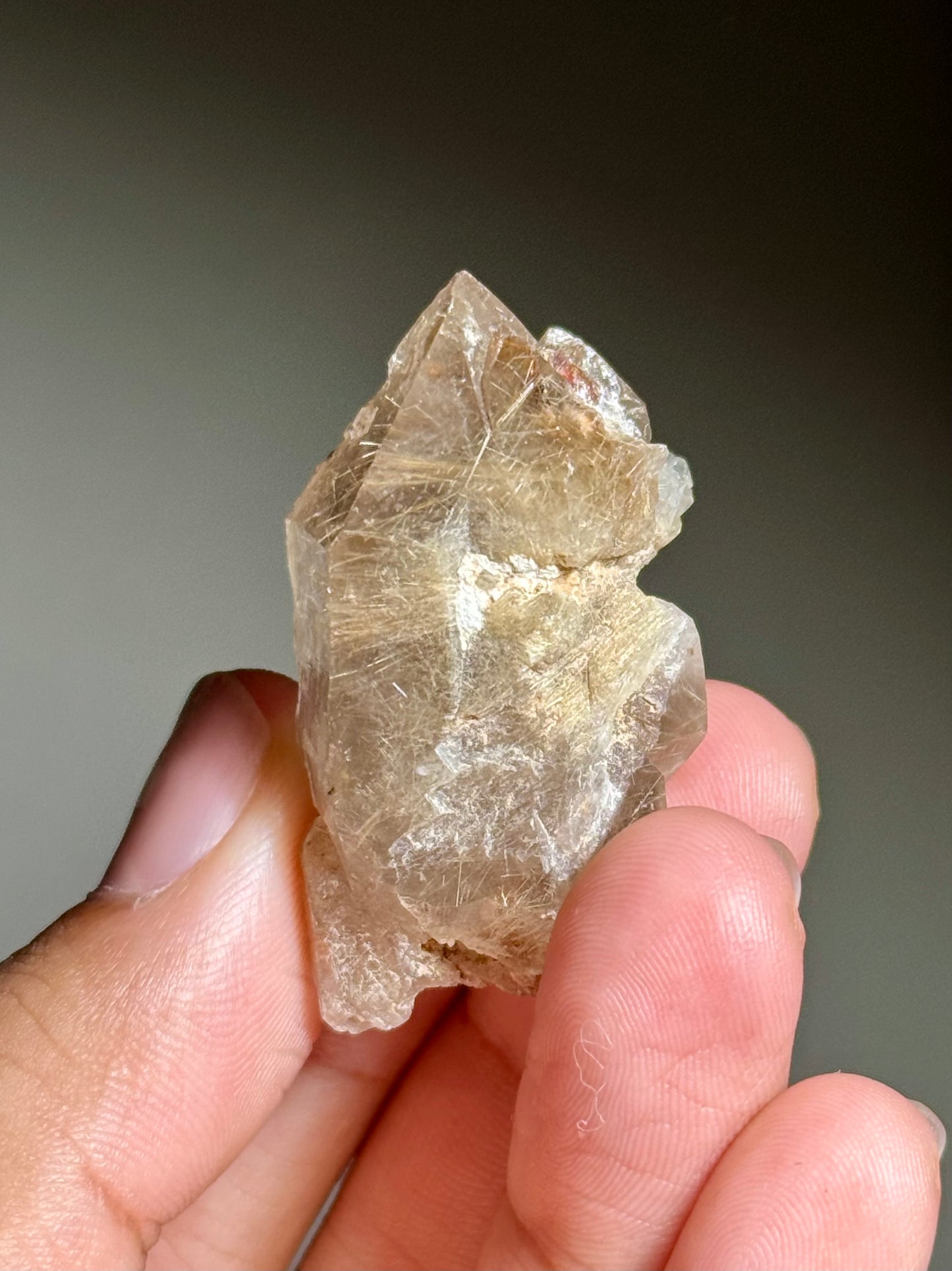 Smoky Quartz with Rutile