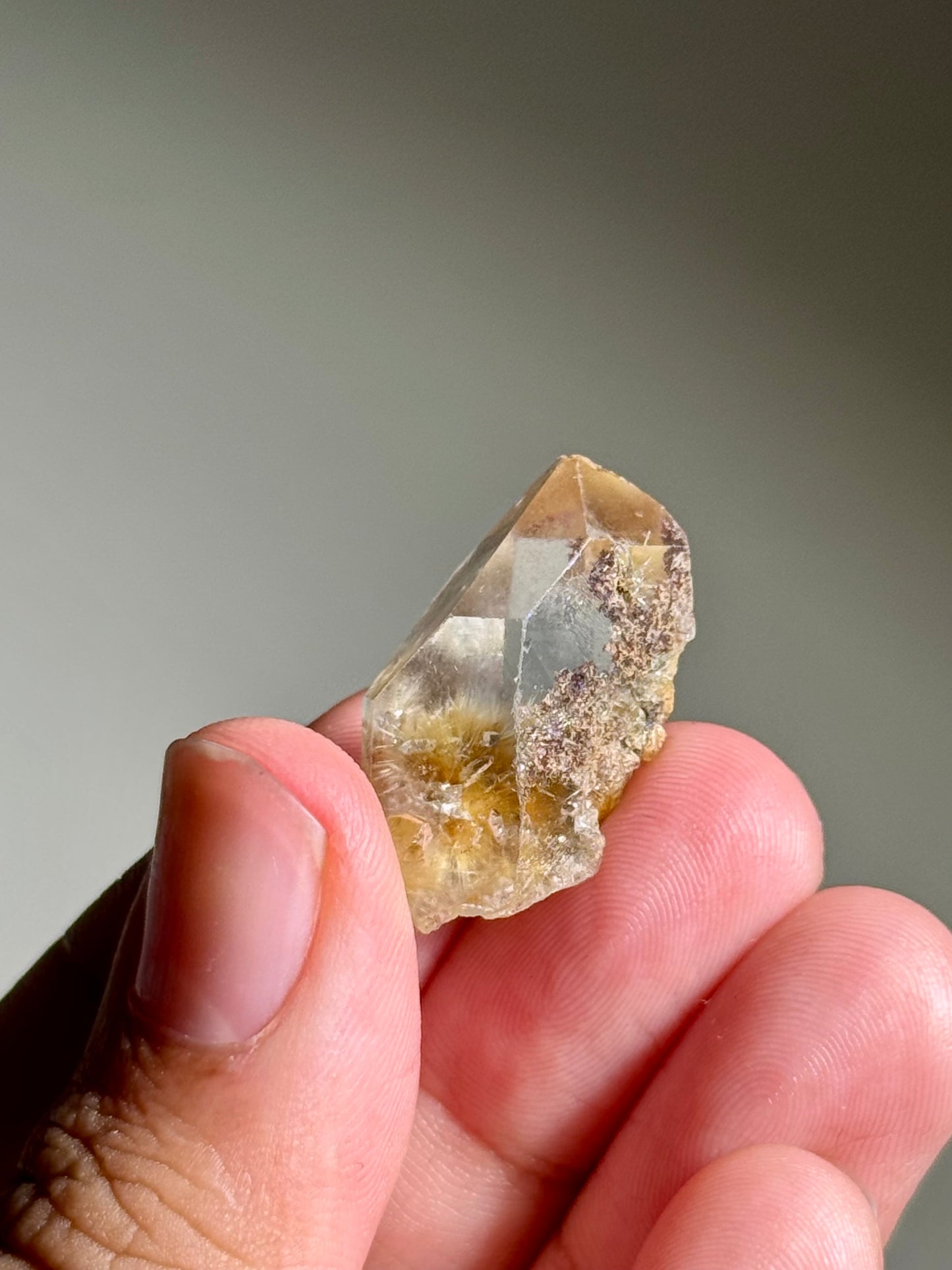 Dandelion Rutile in Quartz