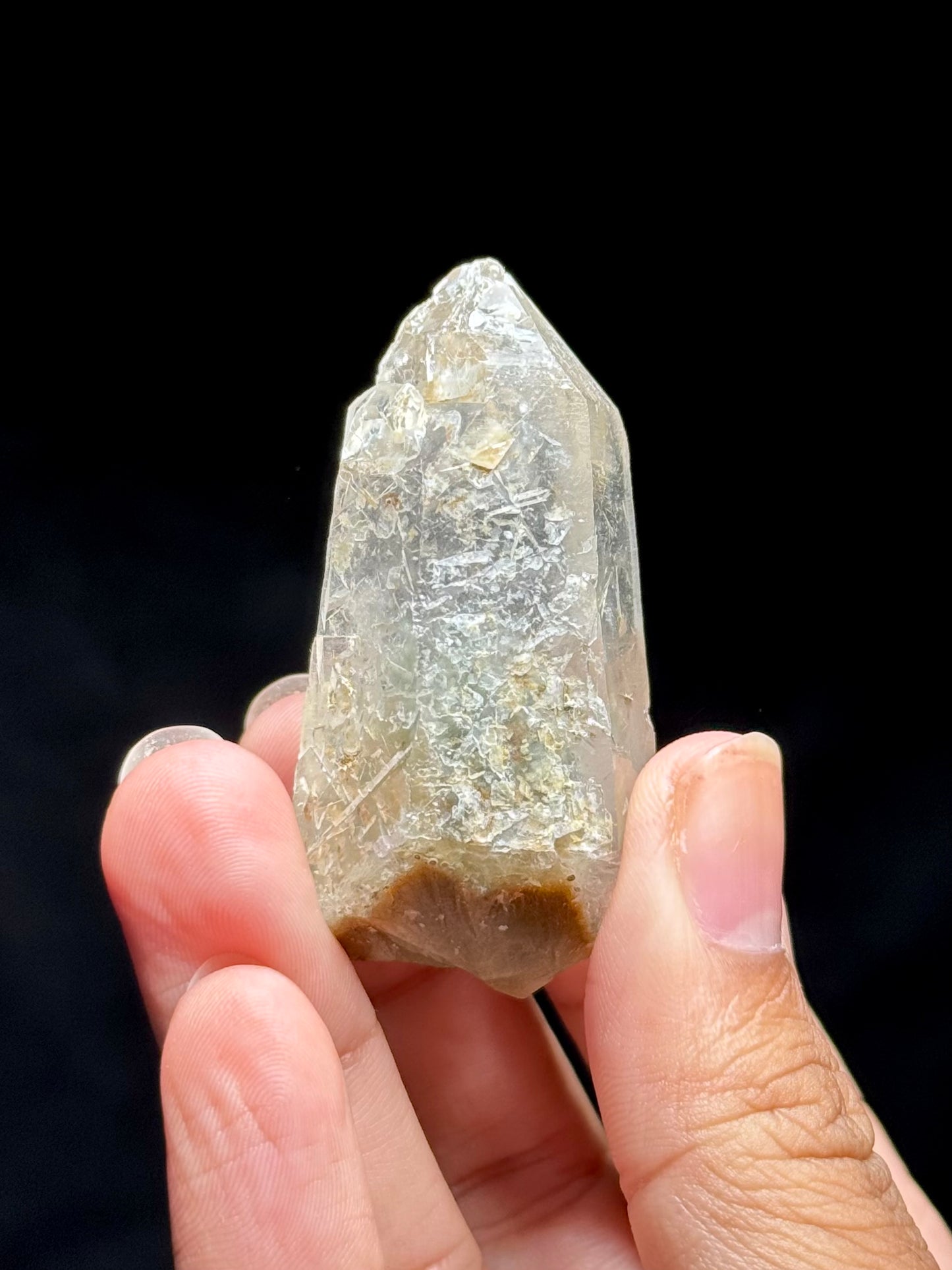 Cookite & Tremolite in Quartz