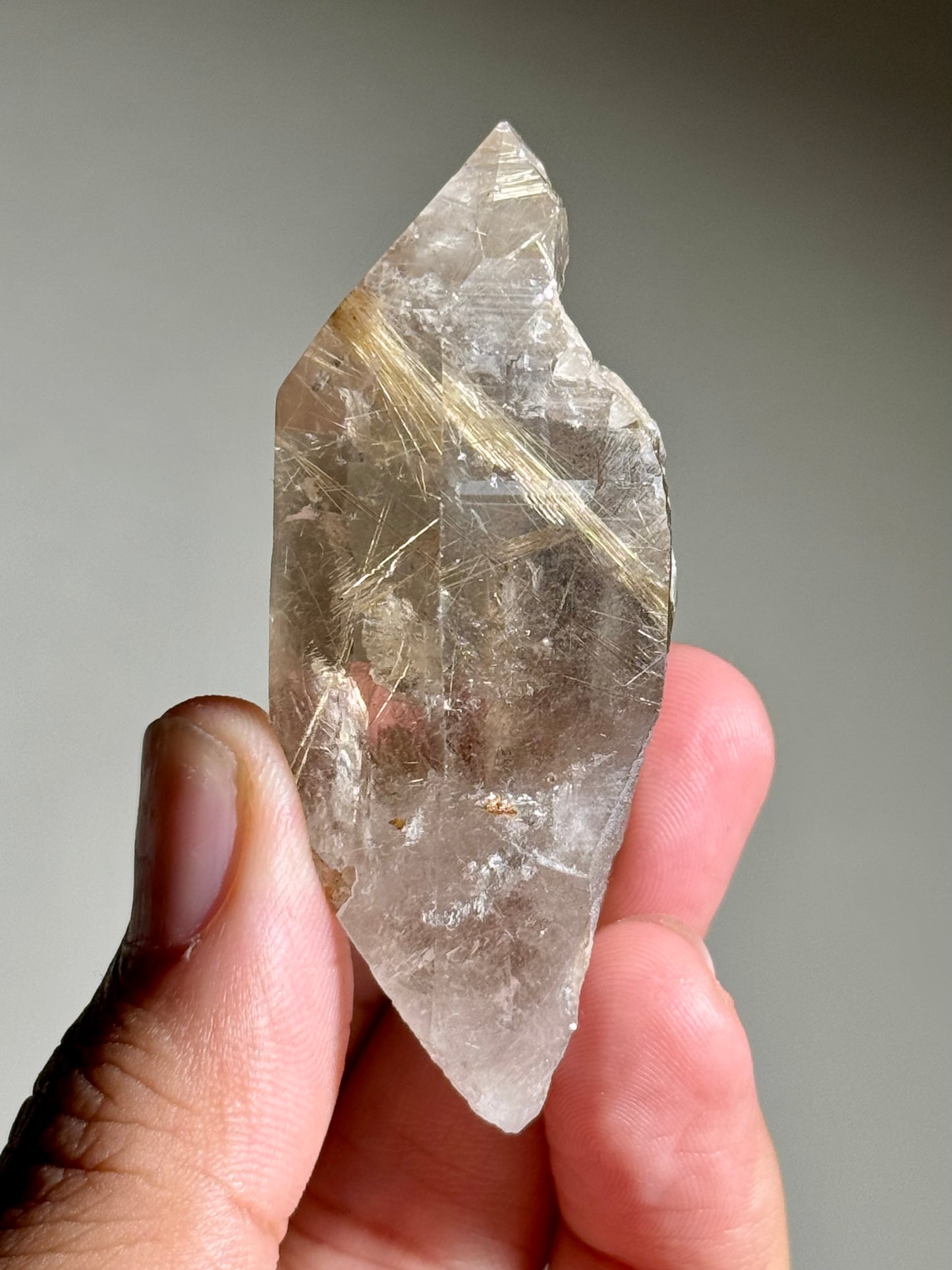 Smoky Quartz with Rutile
