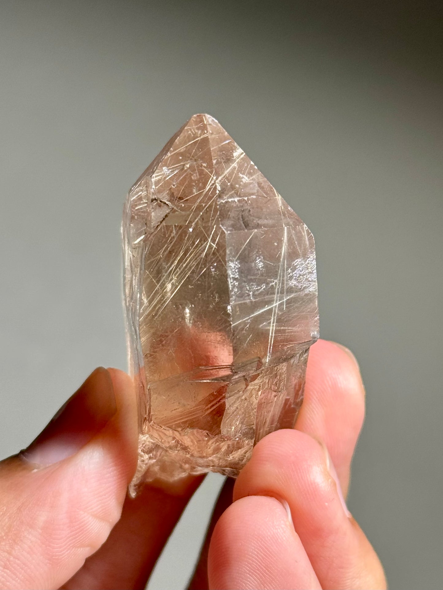 Smoky Quartz with Rutile
