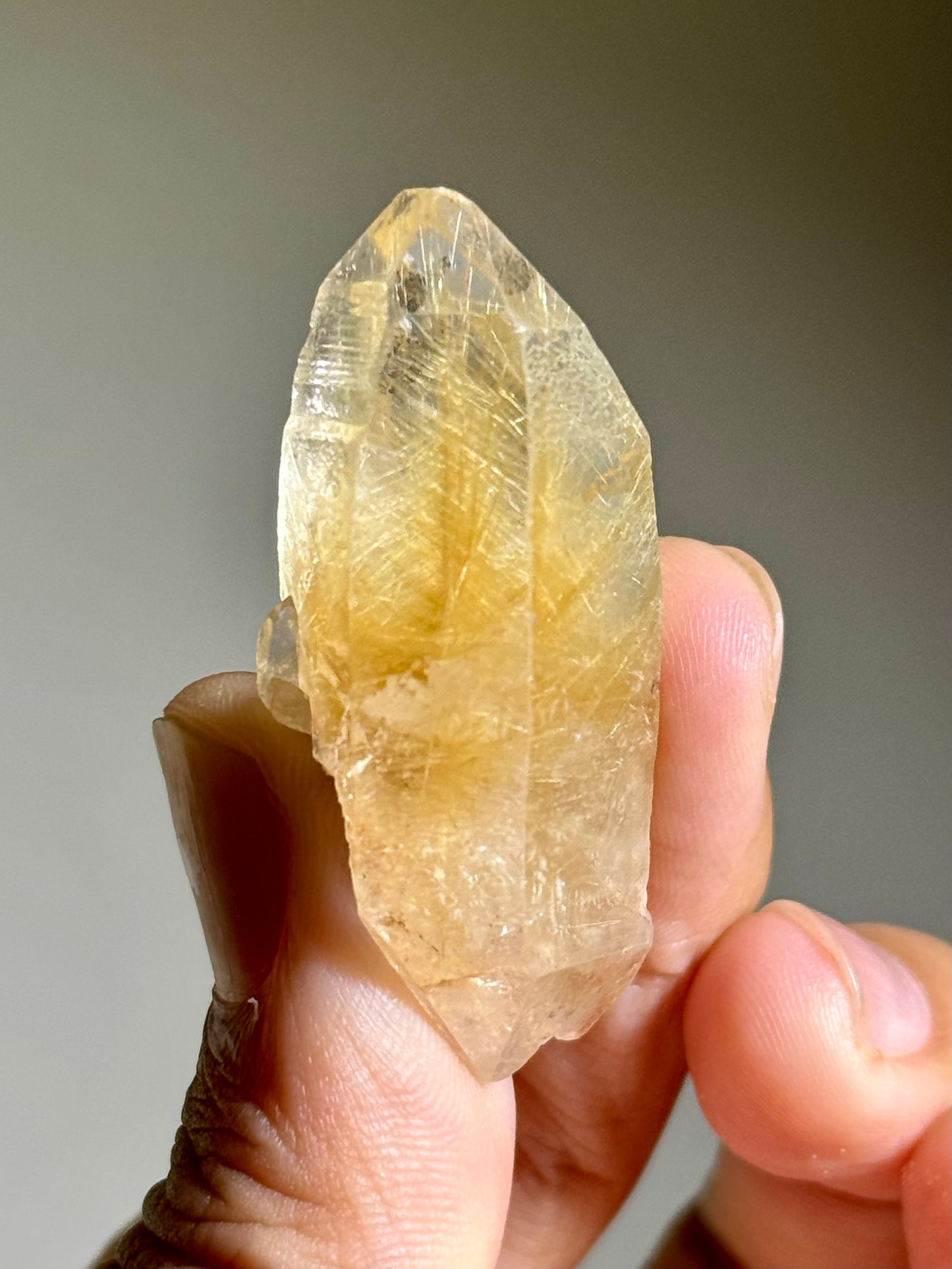 Rutile in Quartz