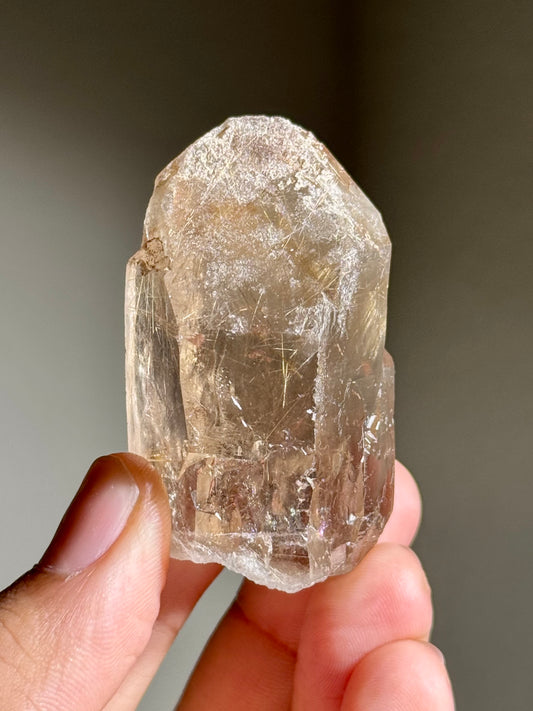 Smoky Quartz with Rutile