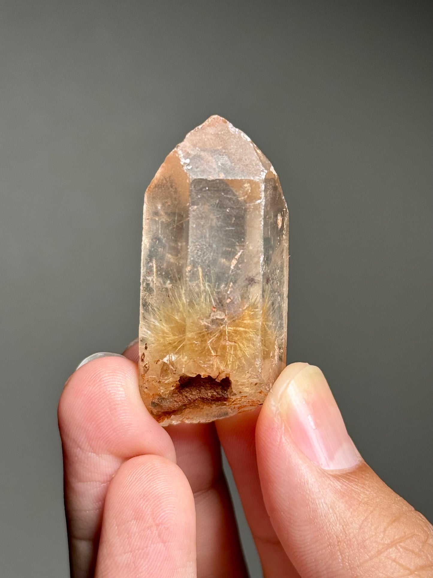 Rutile in Quartz