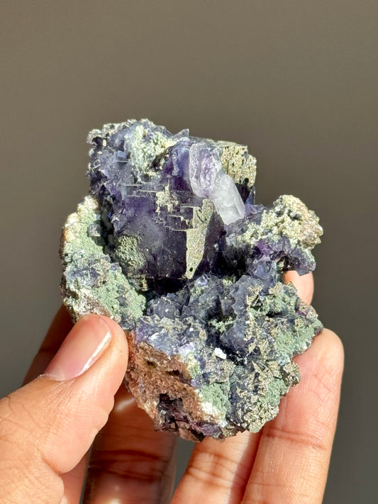 Fluorite & Pyrite