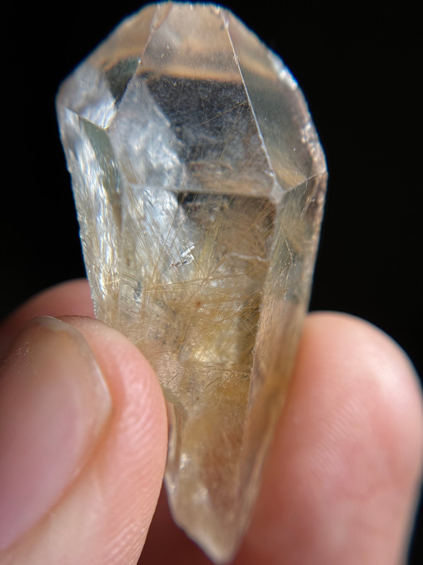 Rutile in Quartz