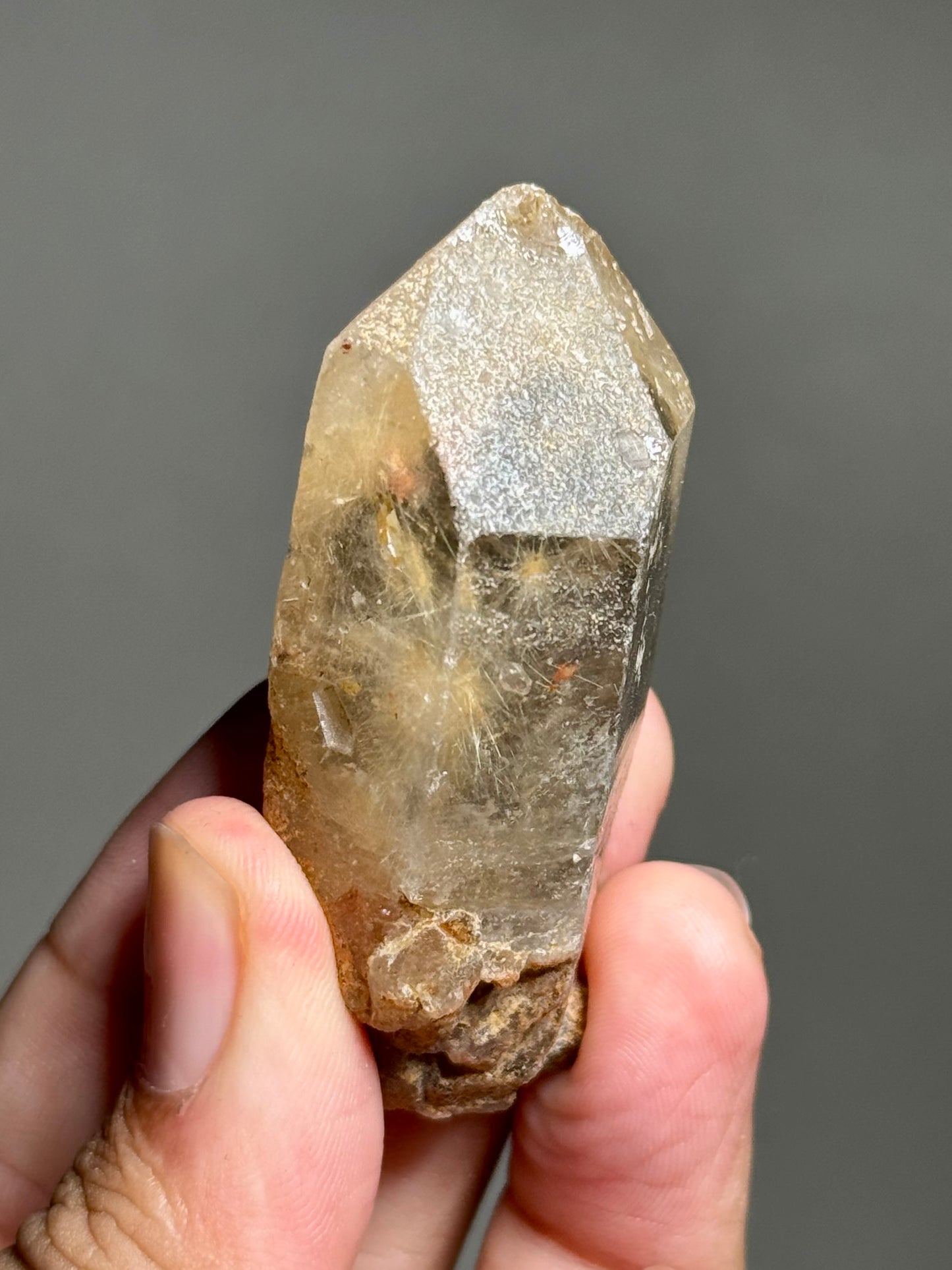 Dandelion Rutile in Quartz