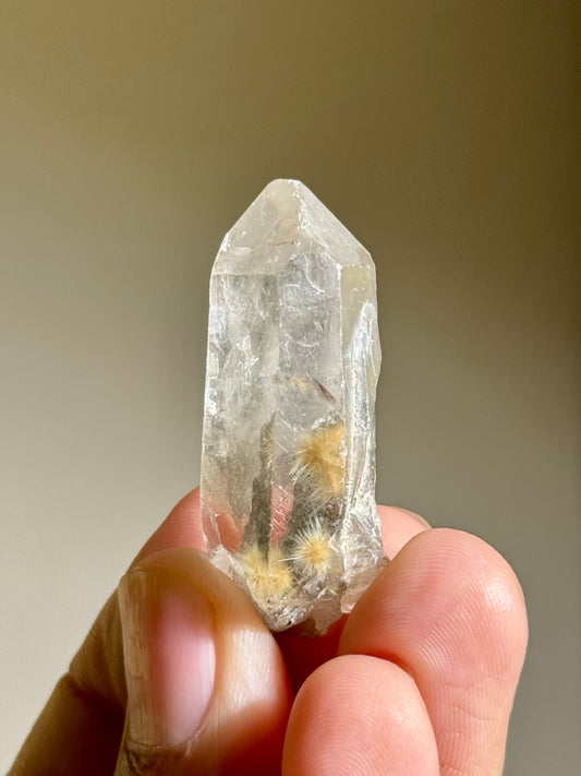 Dandelion Rutile in Quartz