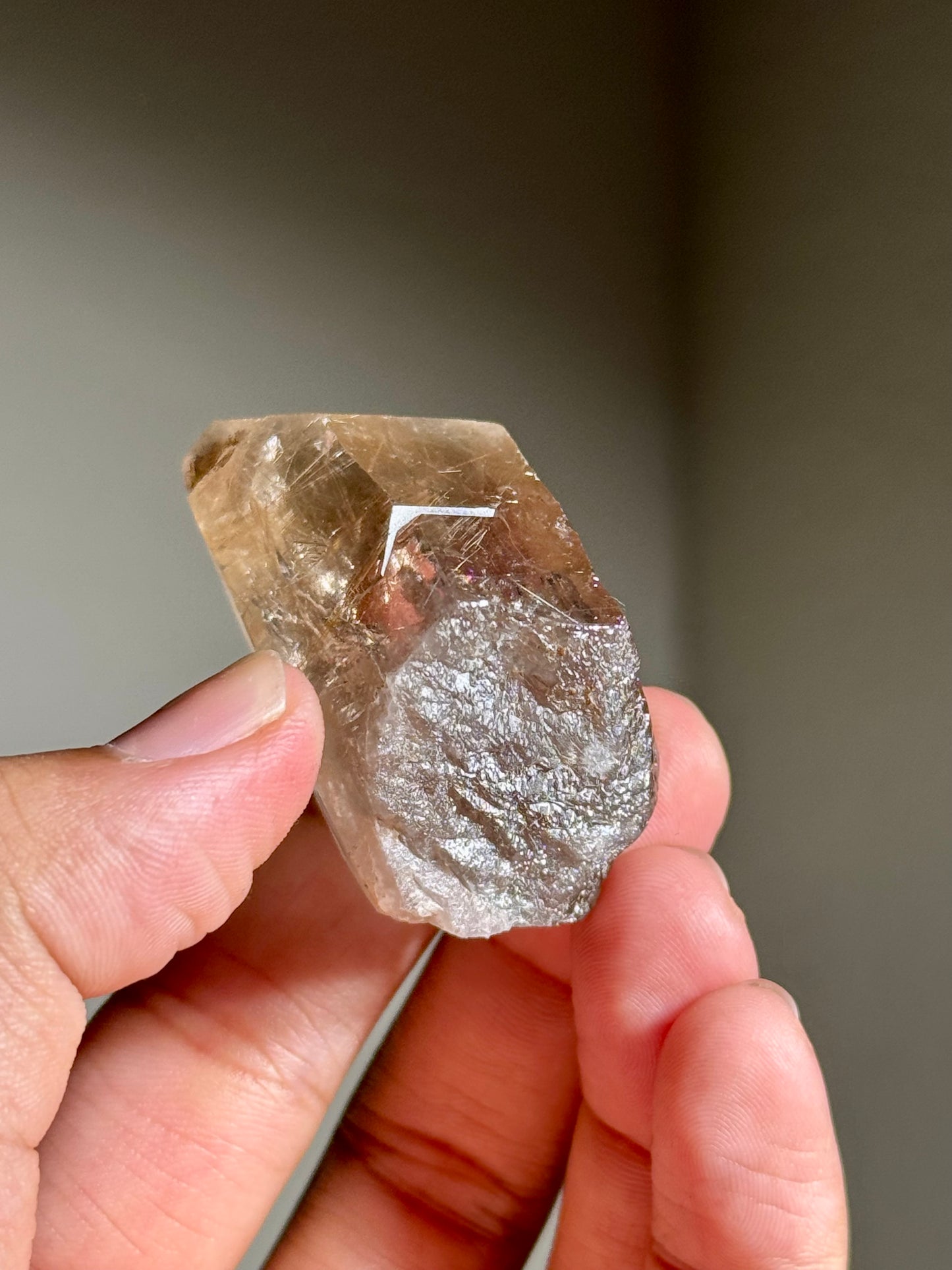 Smoky Quartz with Rutile