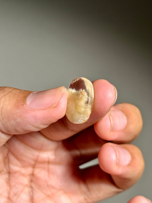 Dandelion Rutile in Quartz (Polished)