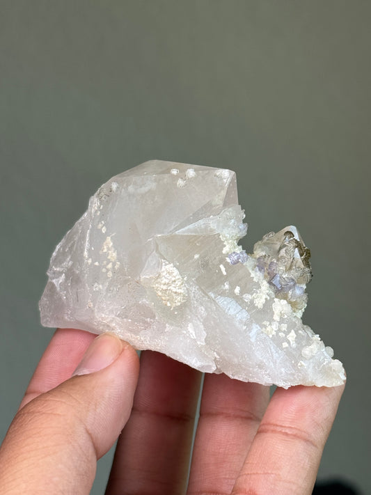 Quartz, Dolomite, Calcite & Fluorite