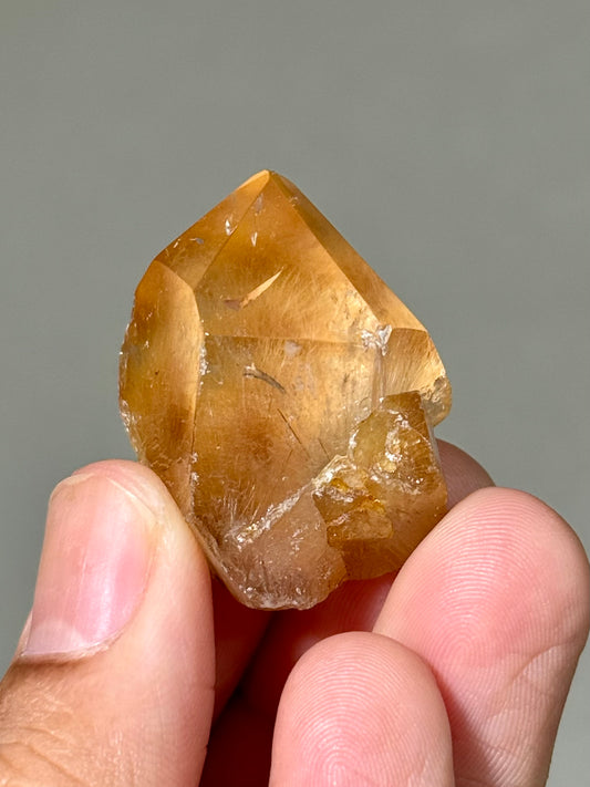 Semi-Polished Himalayan Quartz with Rutile