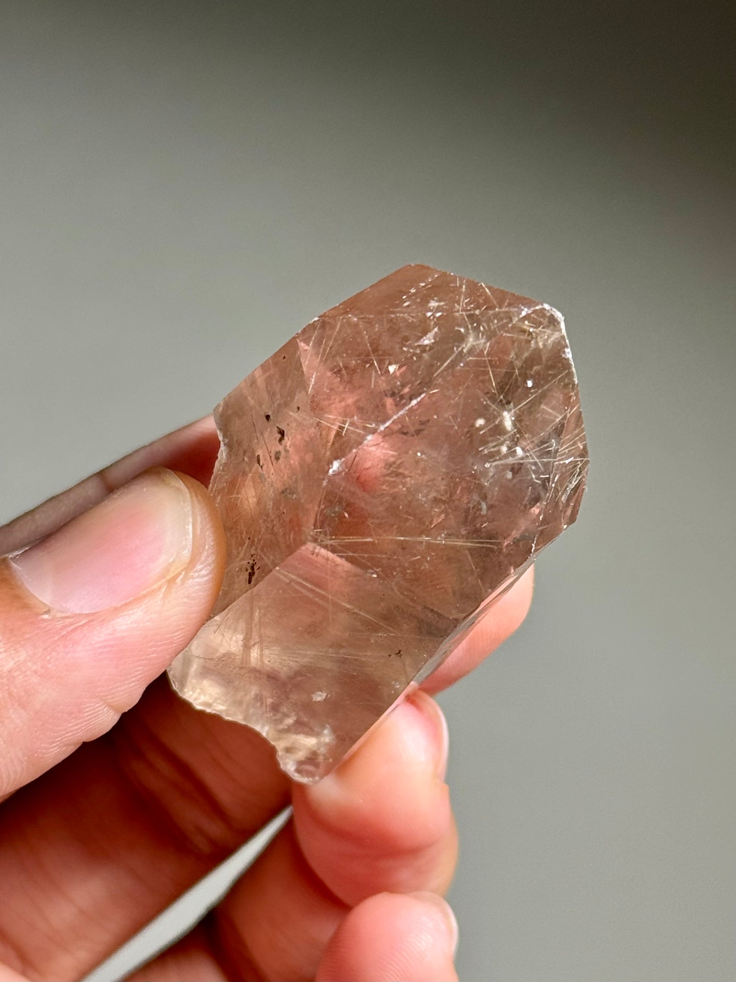 Smoky Quartz with Rutile