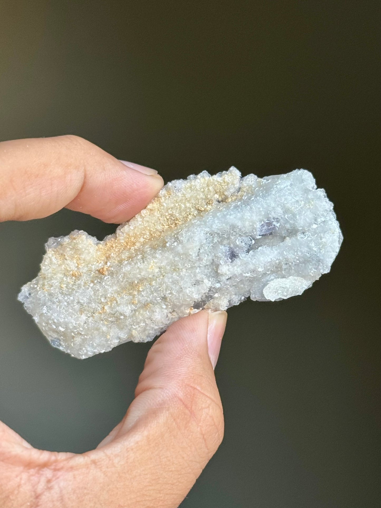 Fluorite on Quartz
