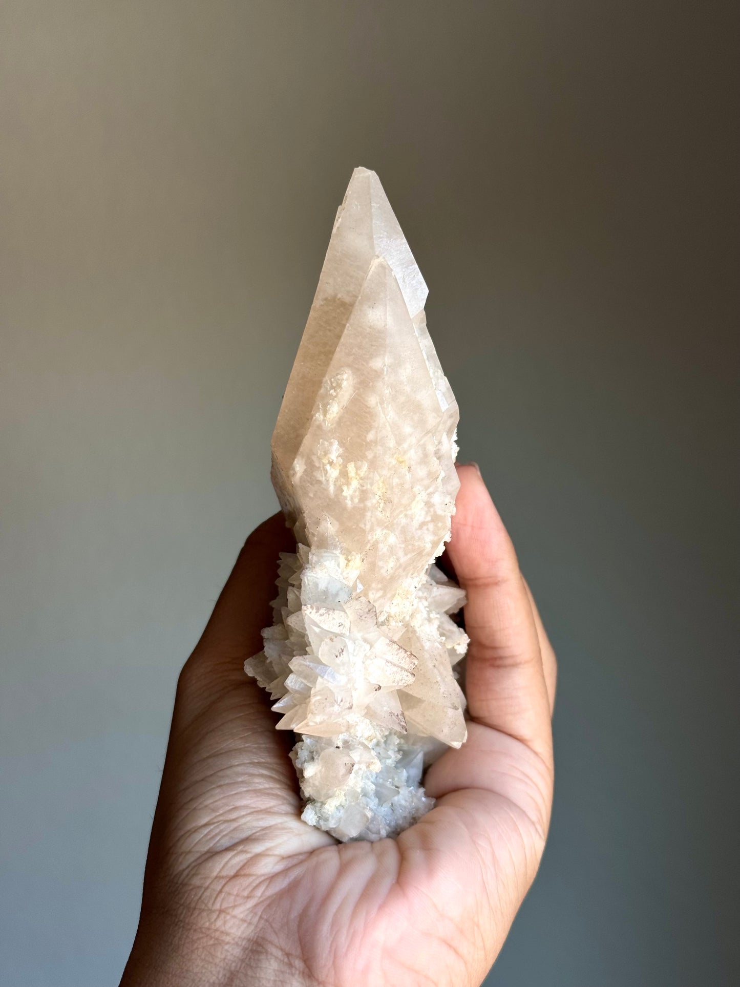 Calcite over Quartz