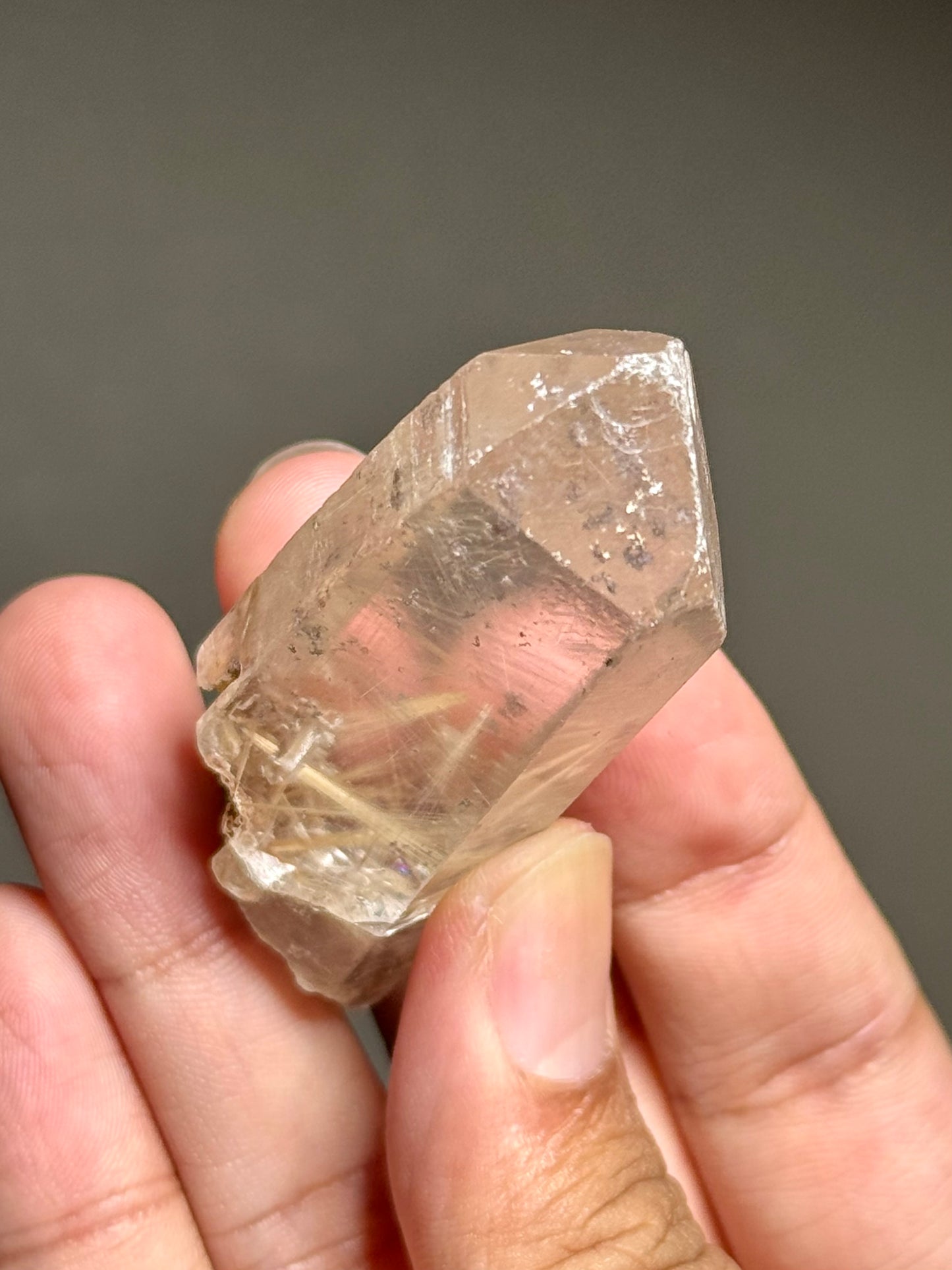 Rutile in Quartz