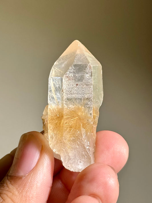 Rutile in Quartz