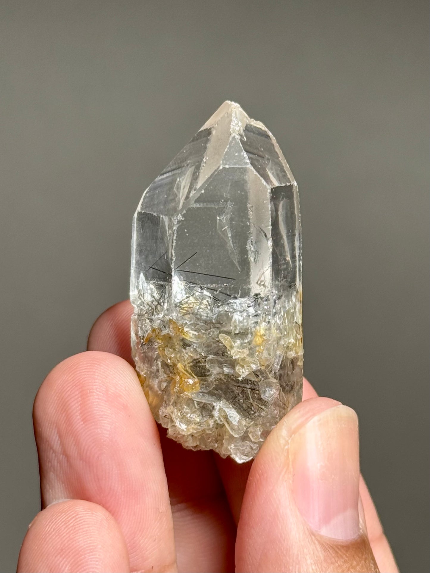 Rutile in Quartz