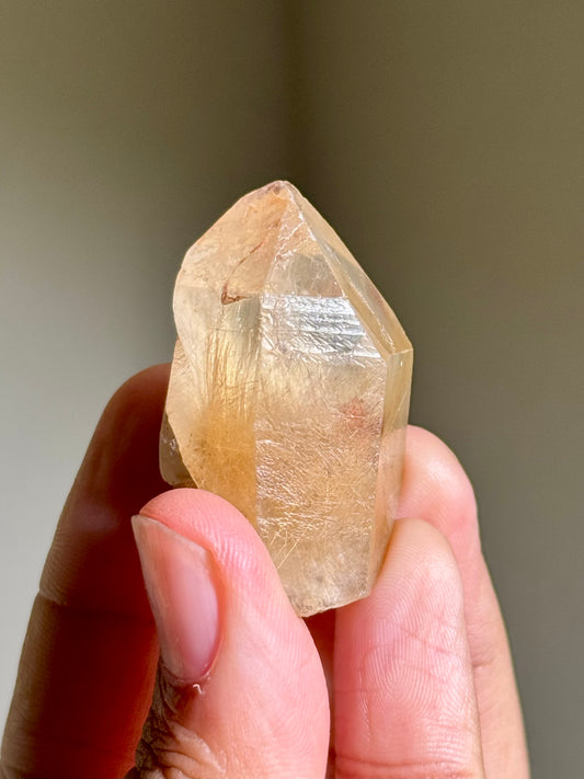 Rutile in Quartz