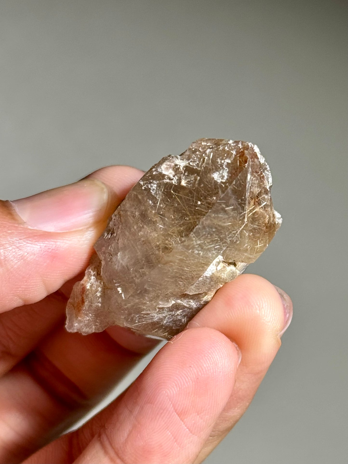 Smoky Quartz with Rutile
