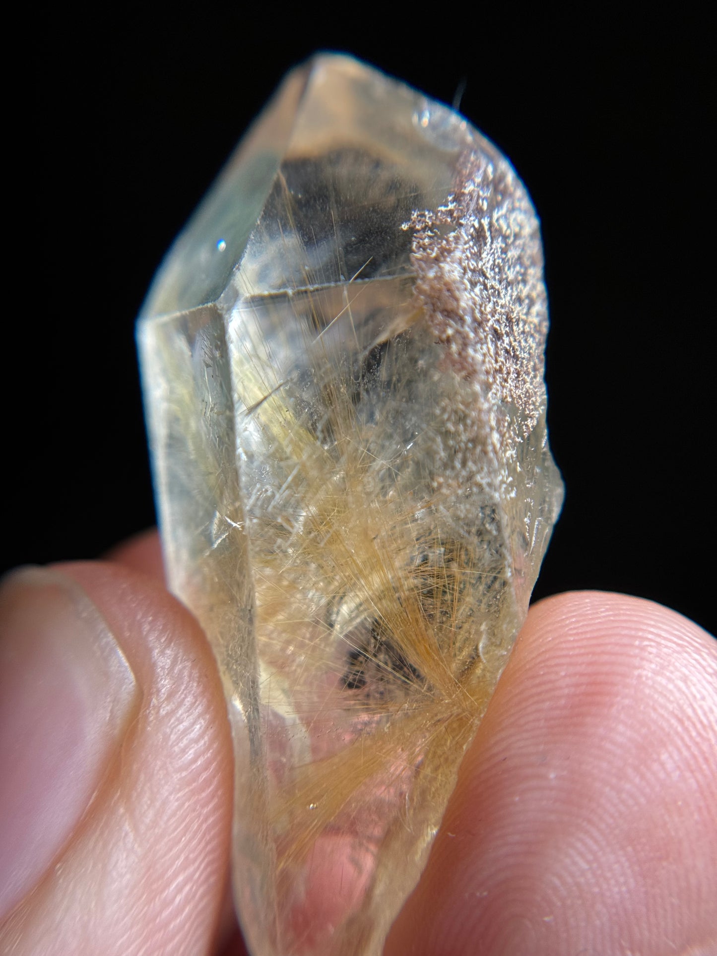 Rutile in Quartz
