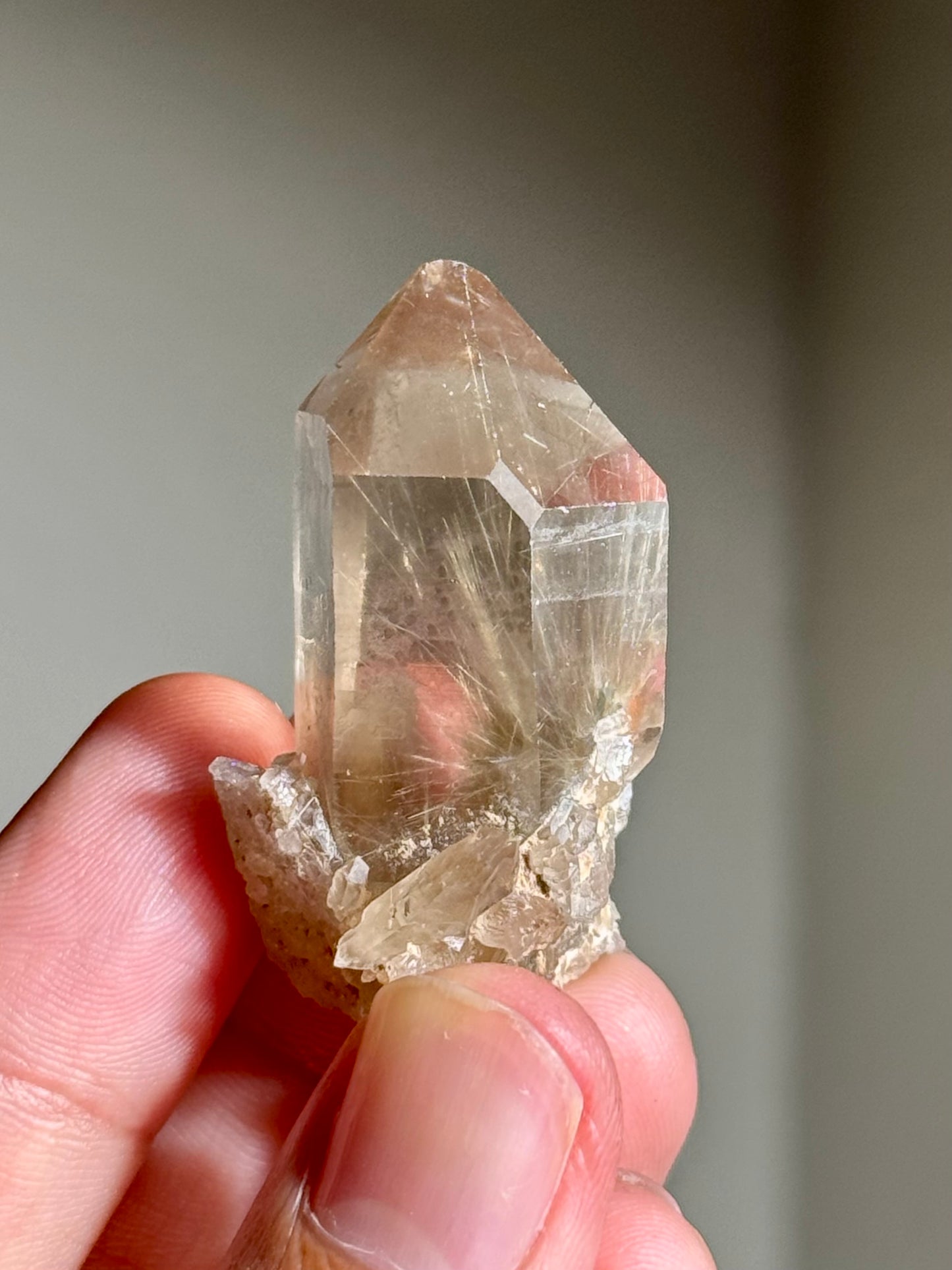 Smoky Quartz with Rutile