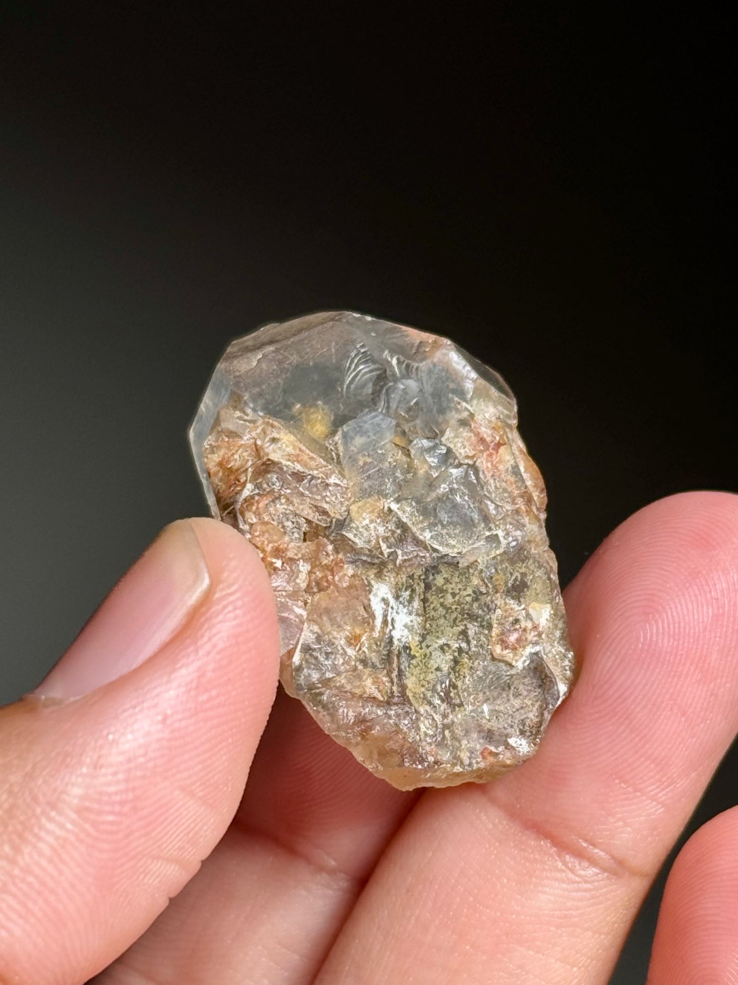 Dandelion Rutile in Quartz