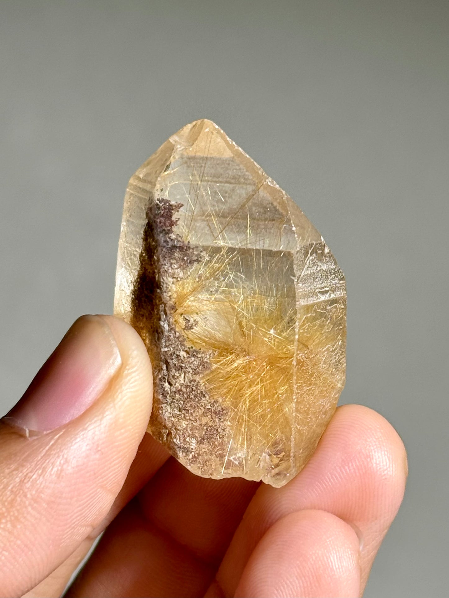Rutile in Quartz