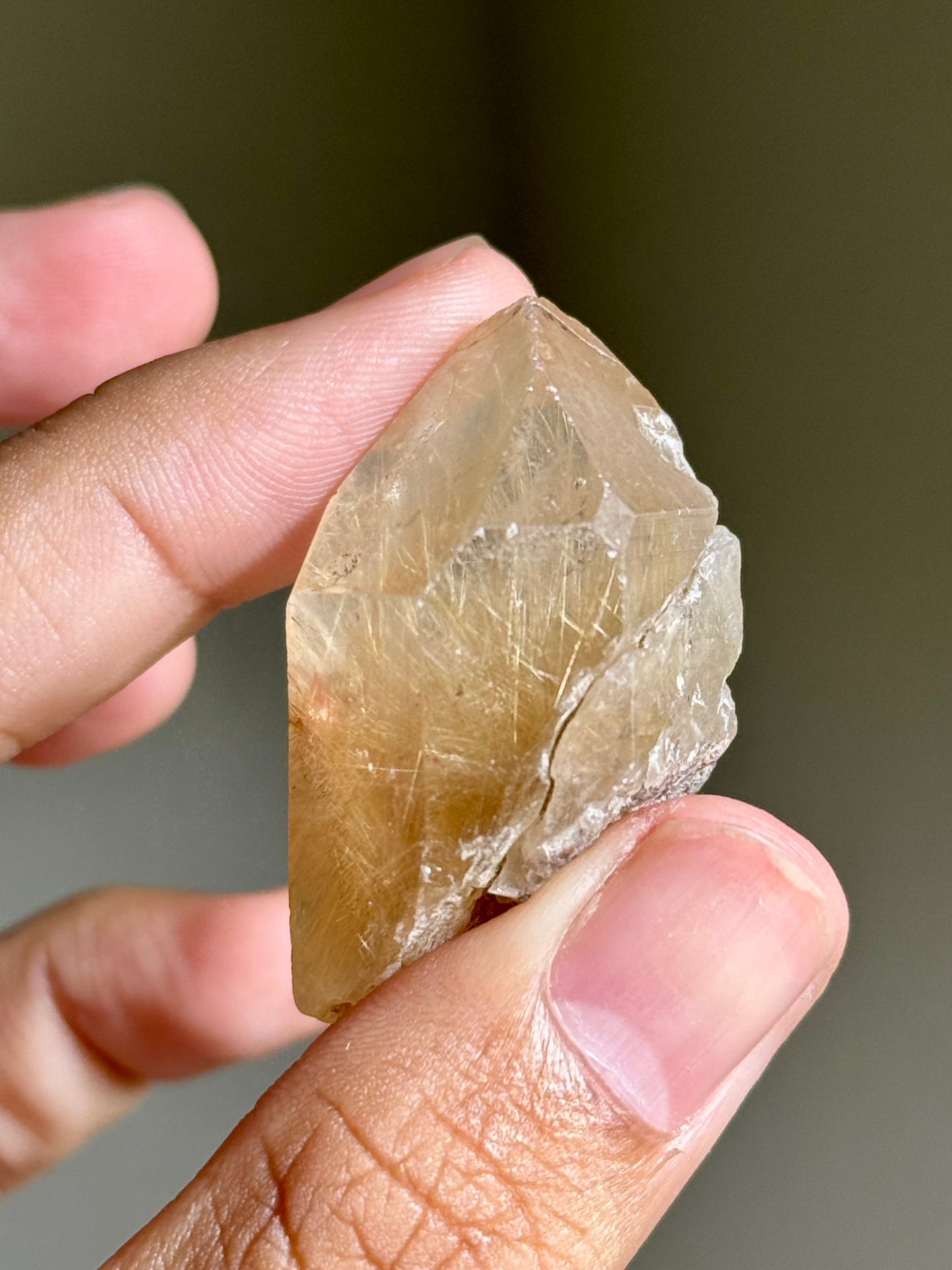 Rutile in Quartz