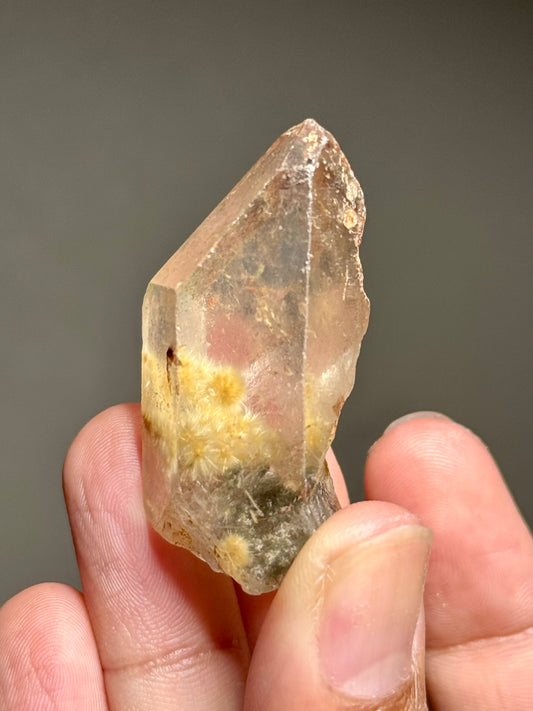 Dandelion Rutile in Quartz