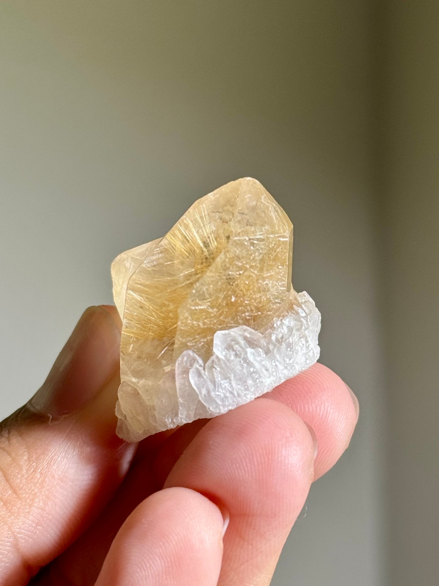 Rutile in Quartz