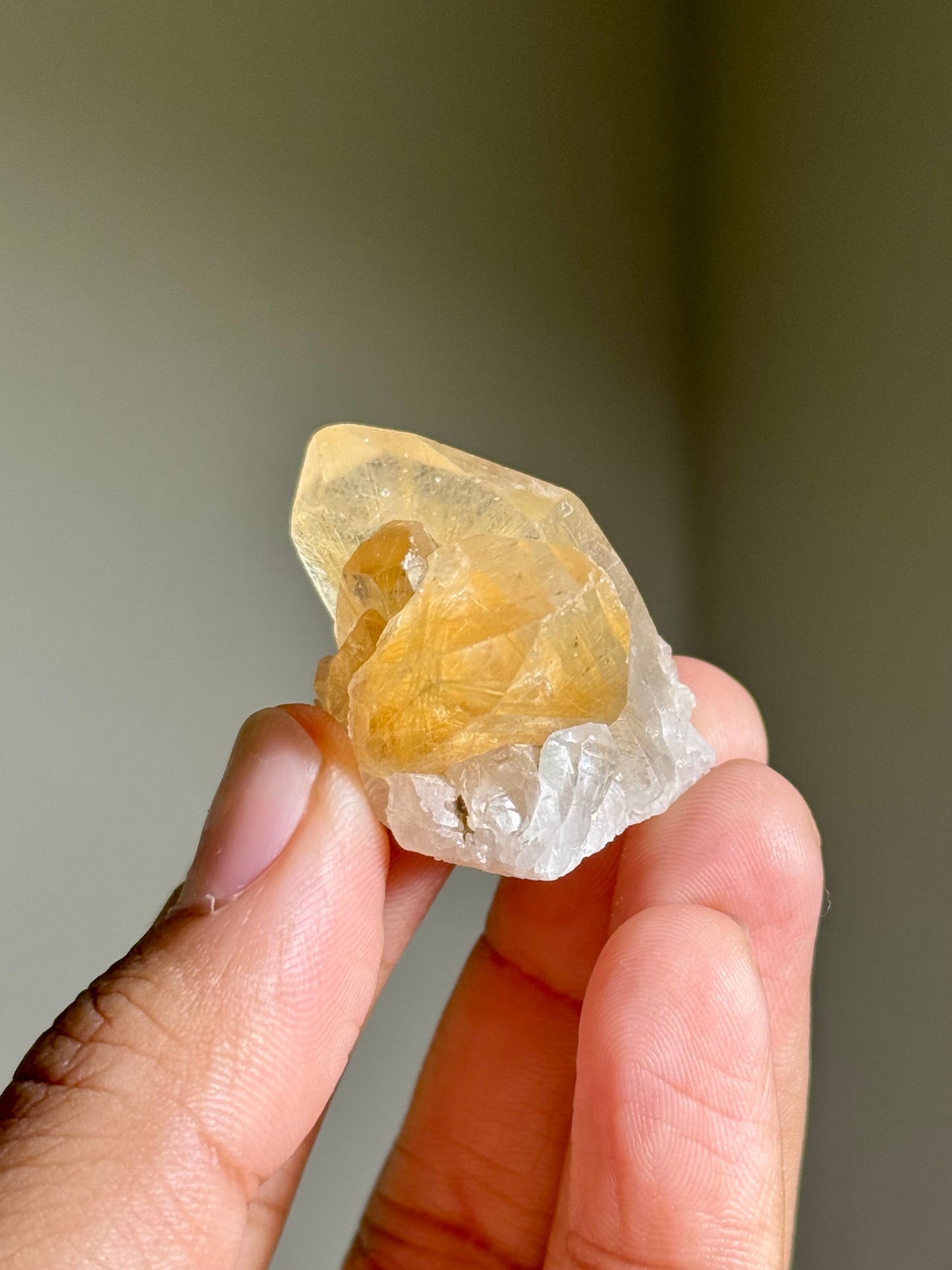 Rutile in Quartz
