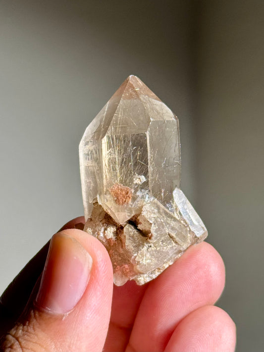 Smoky Quartz with Rutile