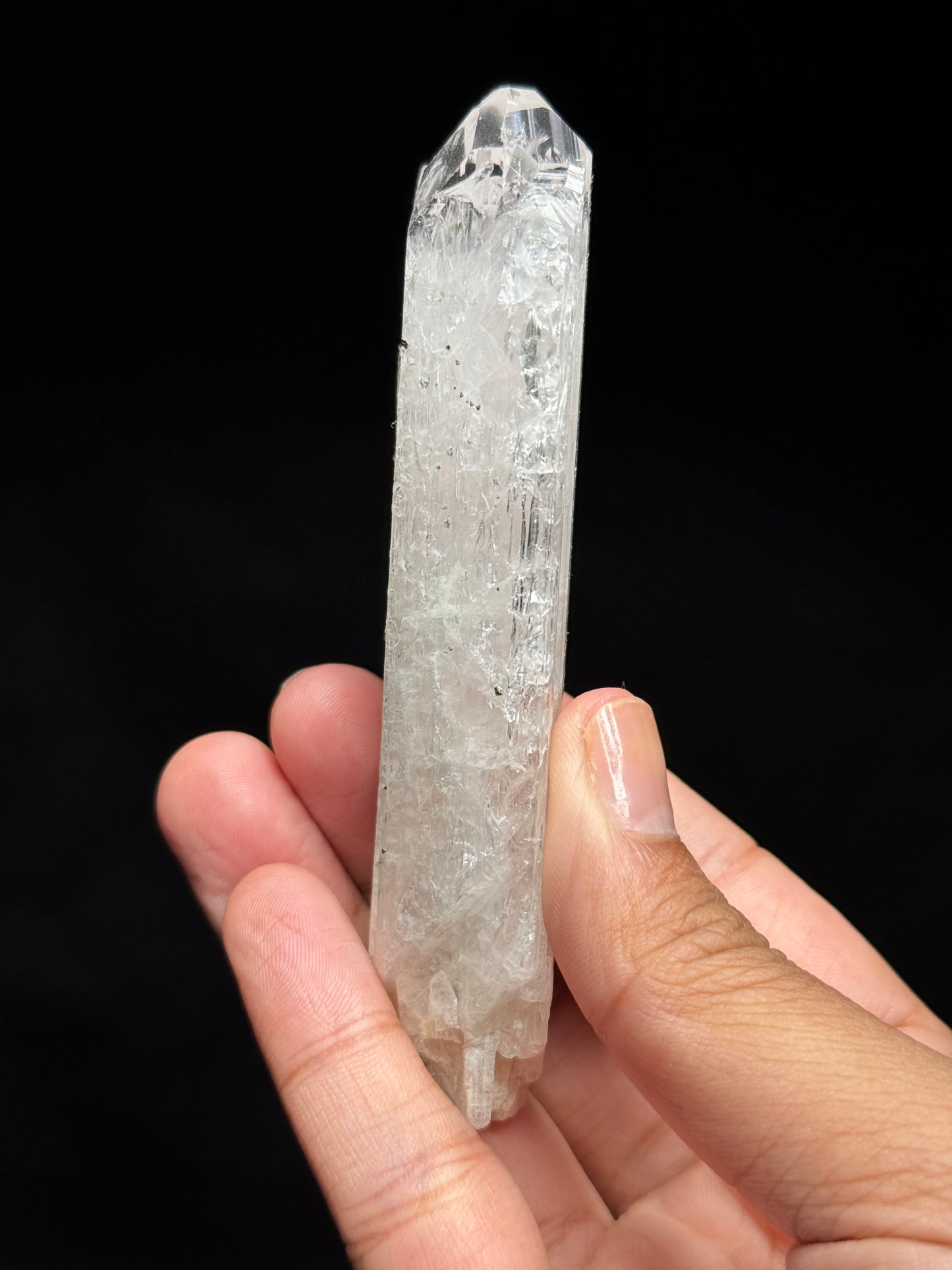 Pink Danburite with Pyrite