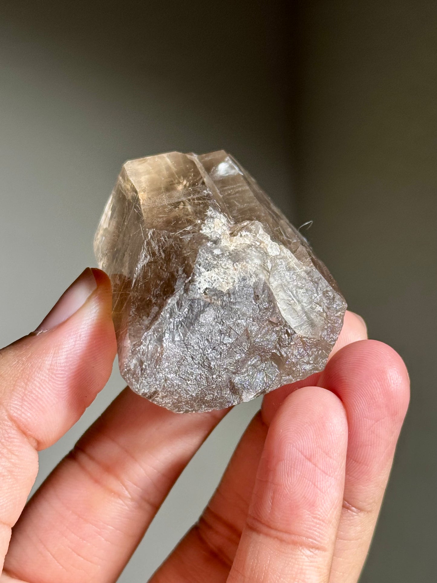 Smoky Quartz with Rutile
