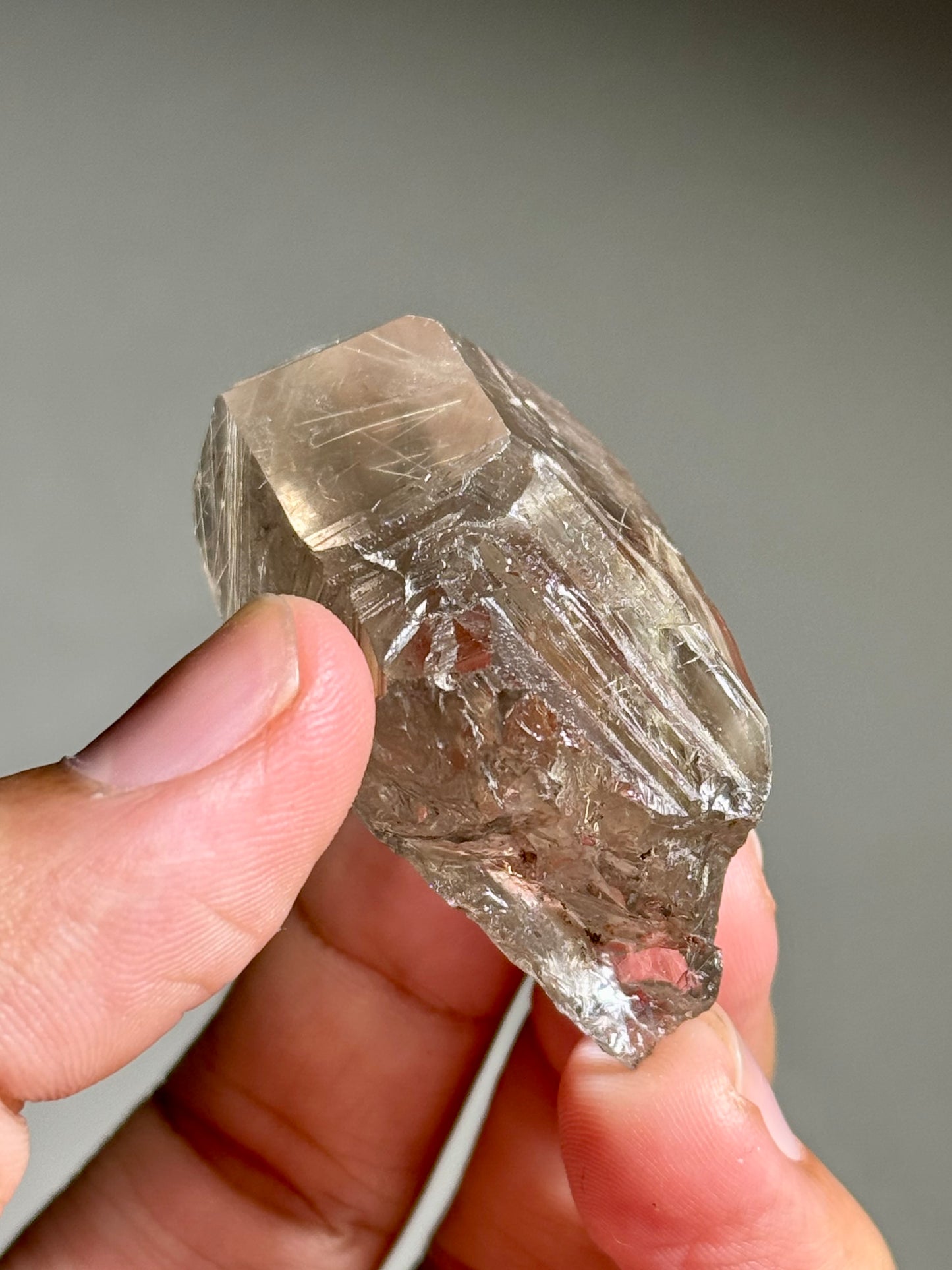 Smoky Quartz with Rutile