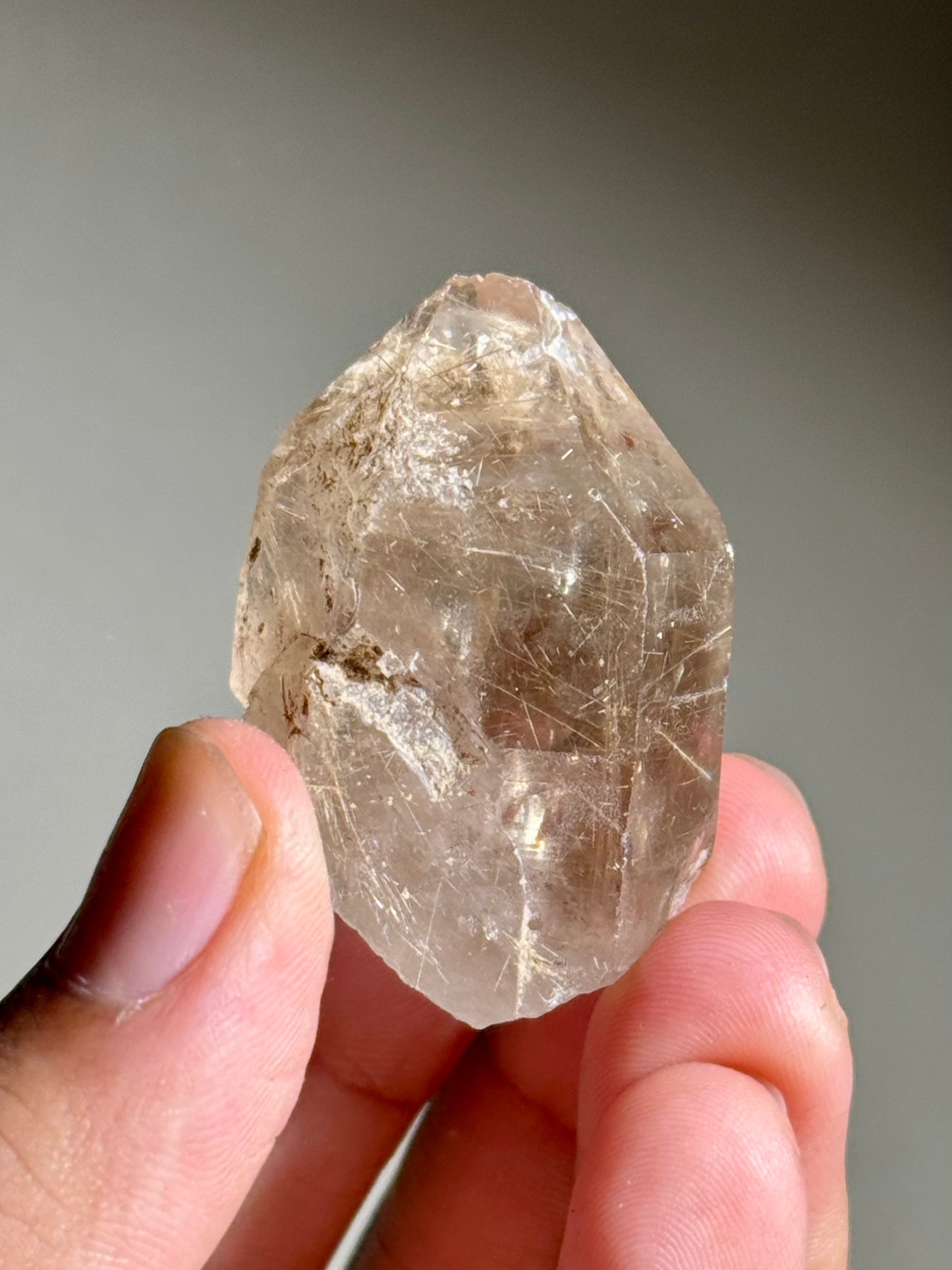 Smoky Quartz with Rutile