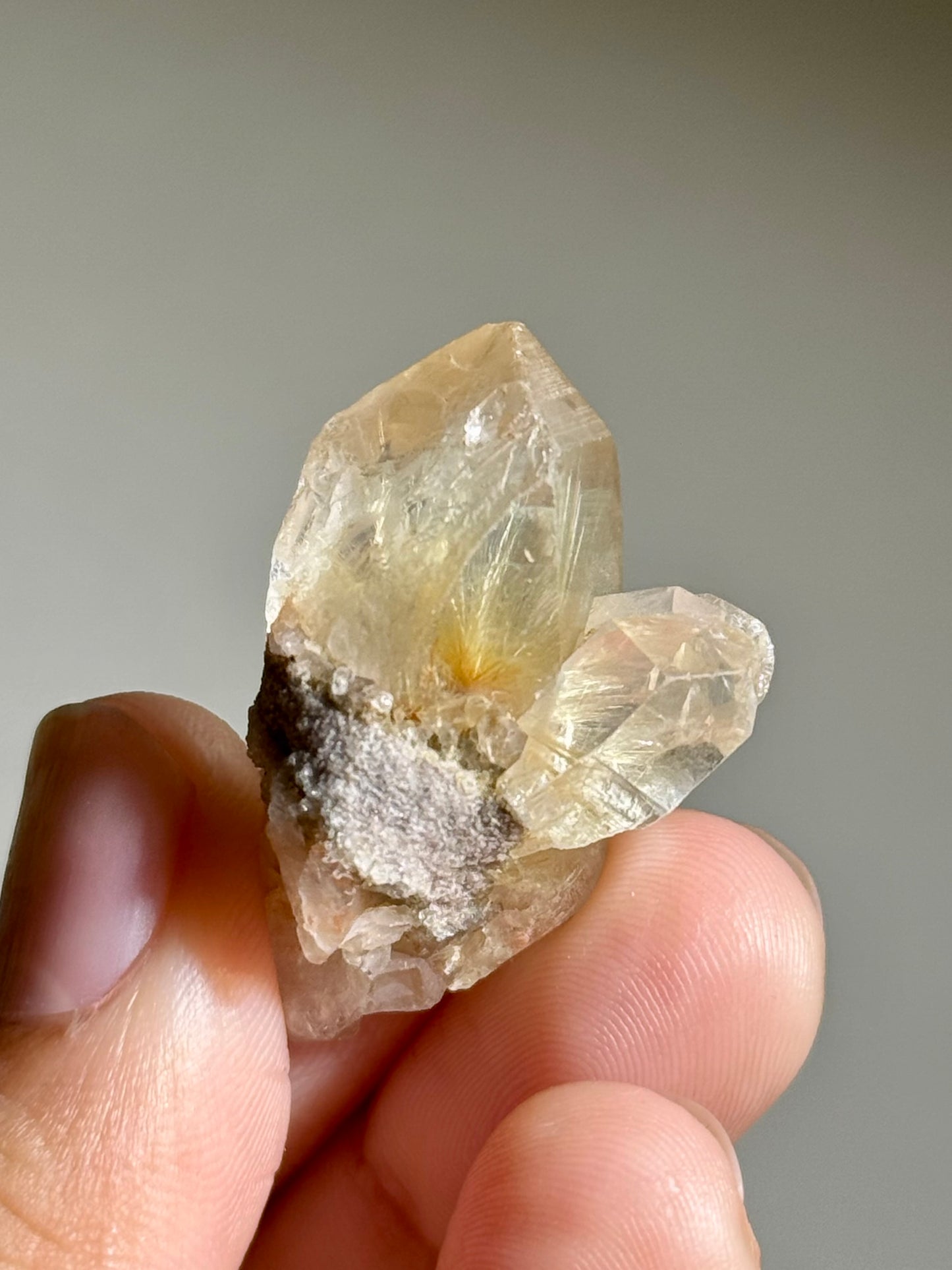Rutile in Quartz