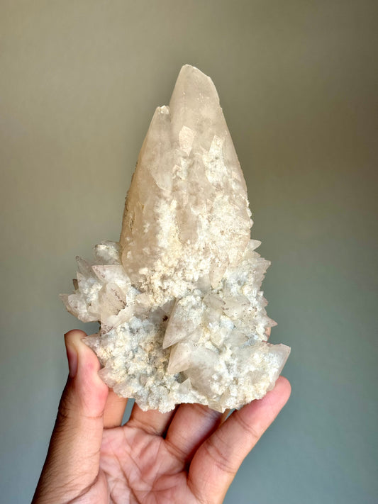 Calcite over Quartz