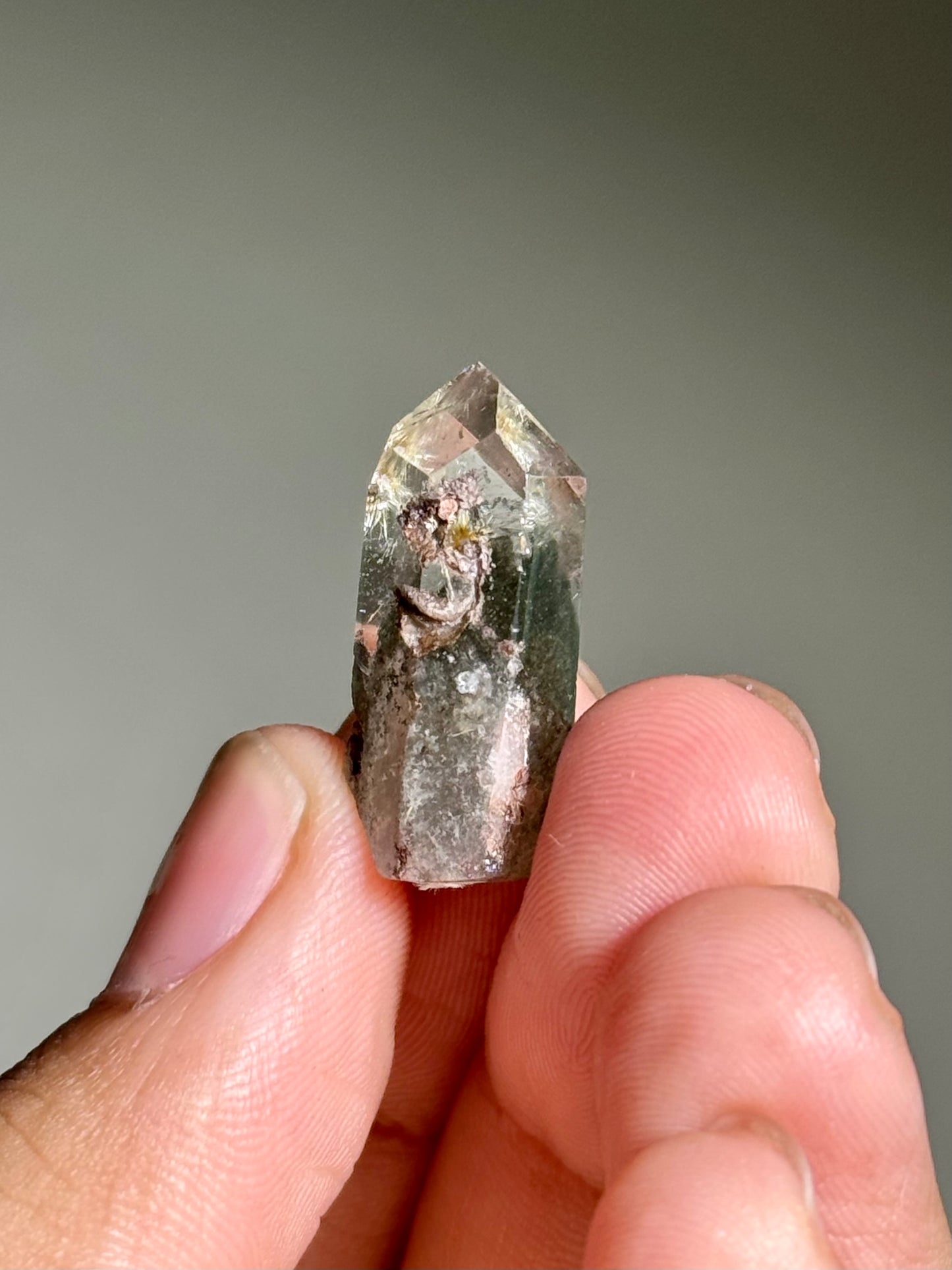 Dandelion Rutile in Quartz (Polished)