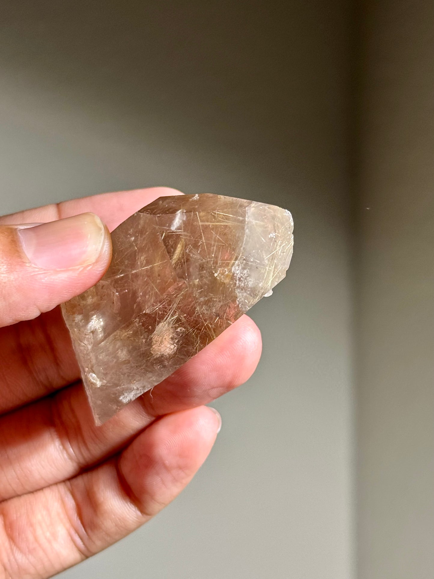 Smoky Quartz with Rutile