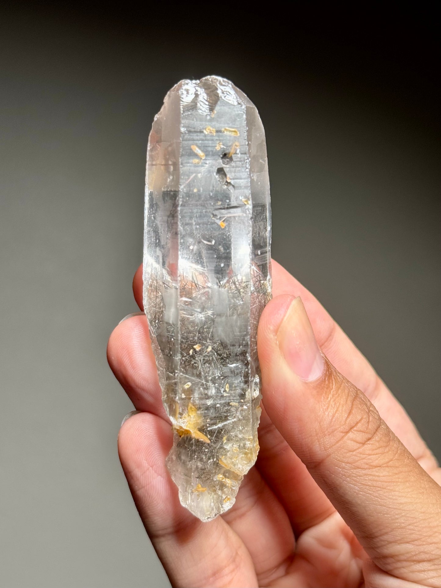 Rutile in Quartz