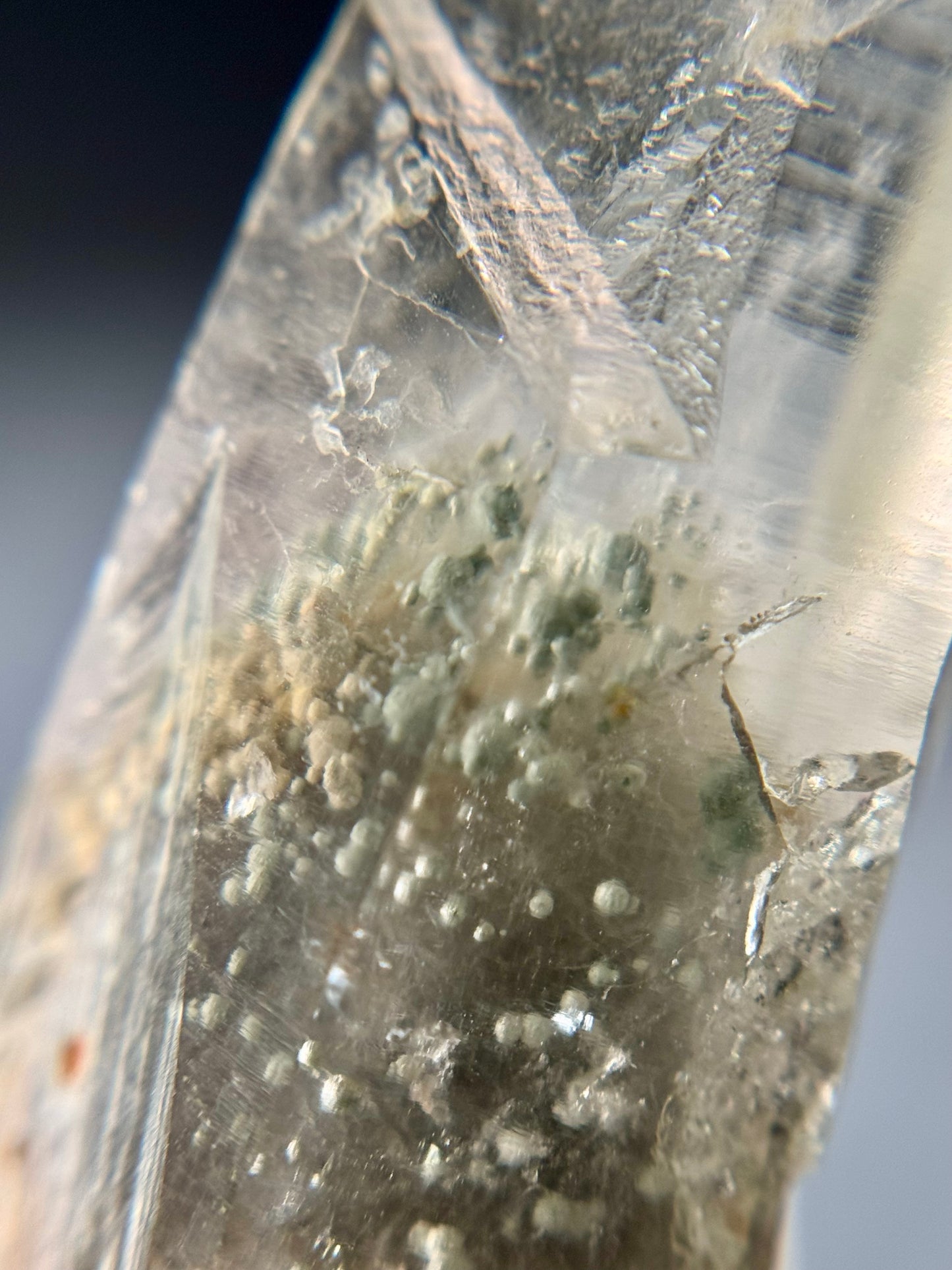 Tremolite & Cookite in Quartz