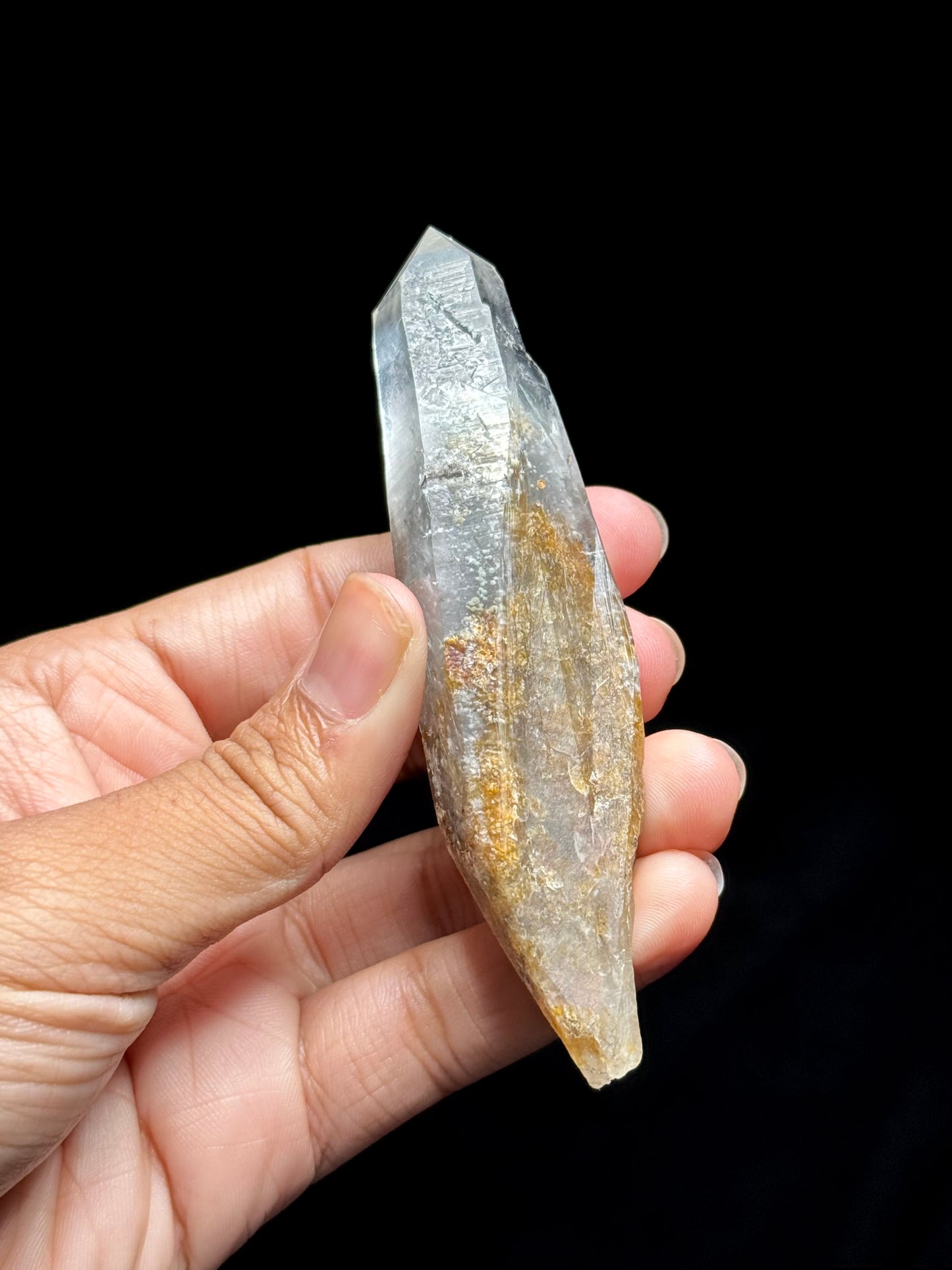 Tremolite & Cookite in Quartz