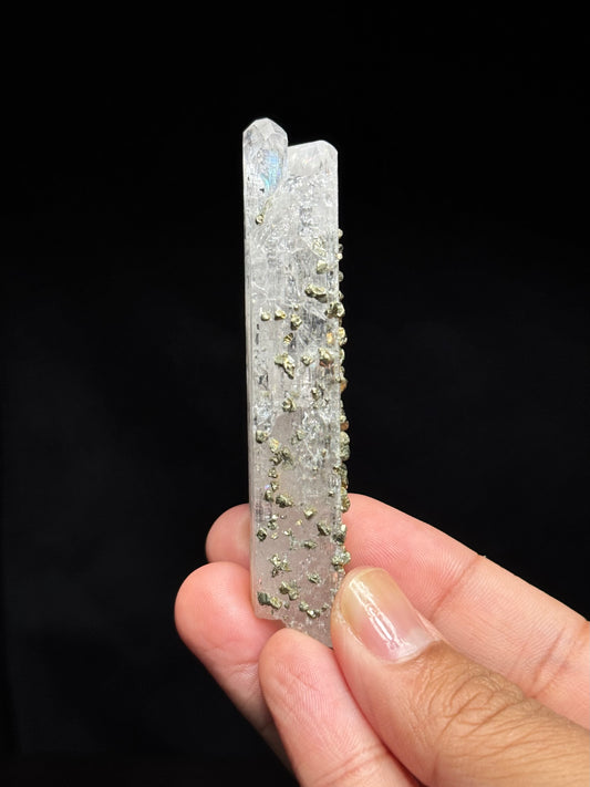 Pink Danburite & Pyrite