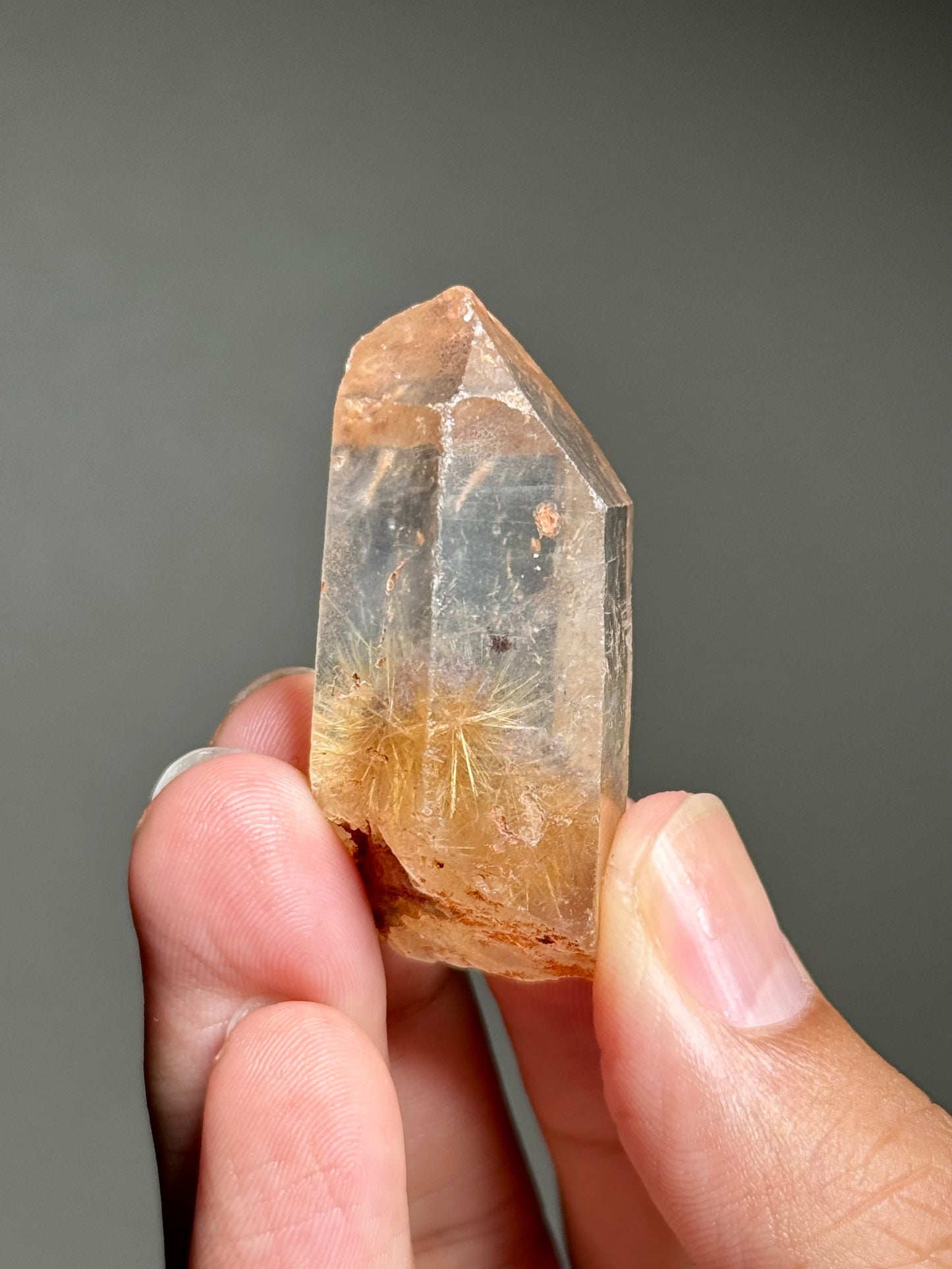 Rutile in Quartz