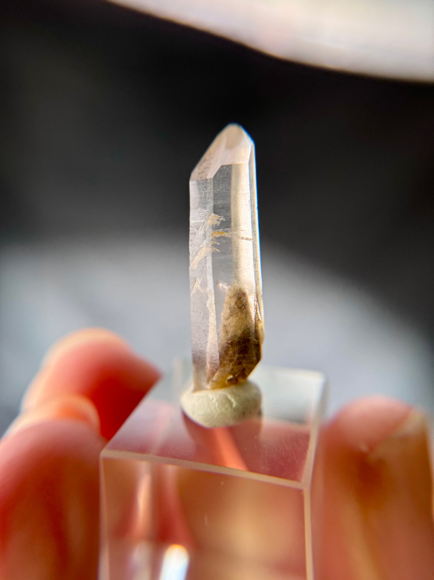 Cookite & Tremolite in Quartz